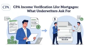 CPA Income Verification Letter for Mortgage Lenders What Underwriters Ask For