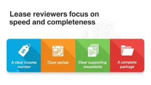 Lease reviewers focus on speed and completeness