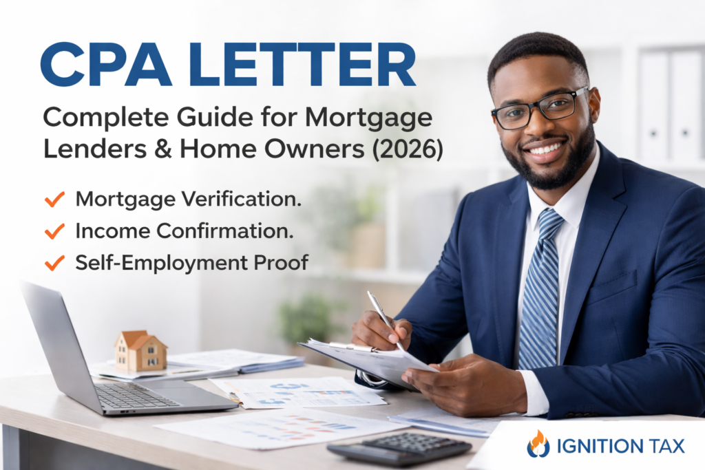 CPA Letter Complete Guide for mortgage lenders, Home Owners