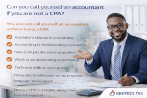 Can you call yourself an accountant if you are not a CPA?