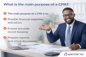 What is the main purpose of a CPA?