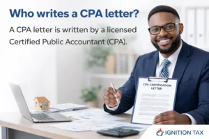 Who writes a CPA letter?
